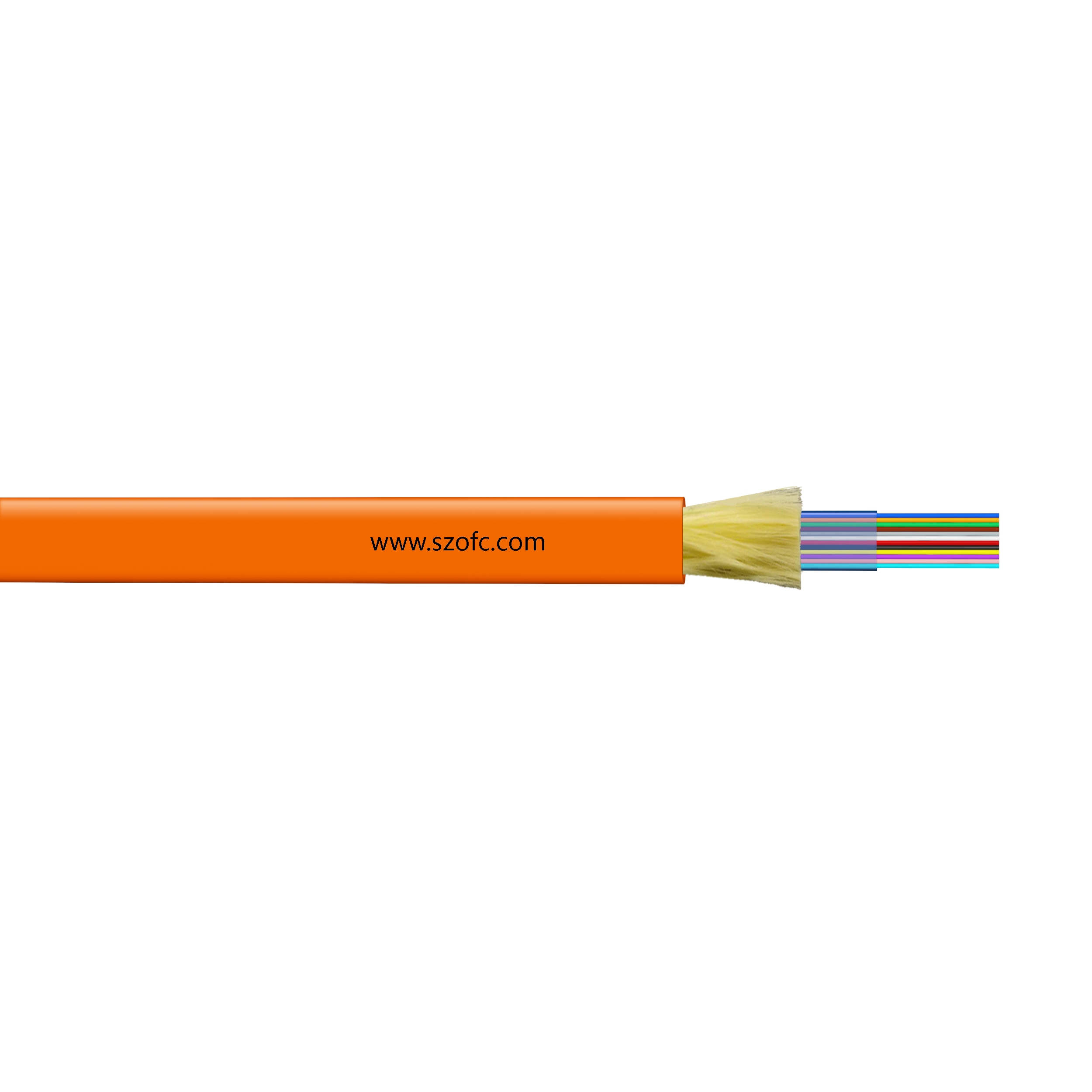 Indoor Flat Ribbon Fiber Optic Cable