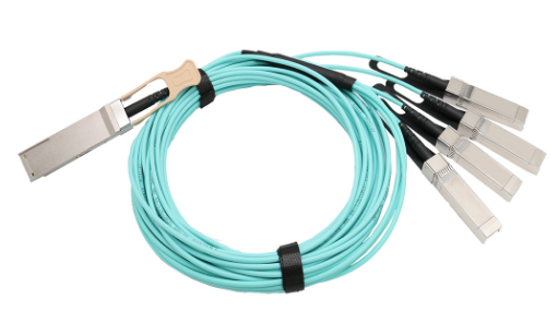 100G QSFP28 To 4x25G SFP28 Active Optical Cable