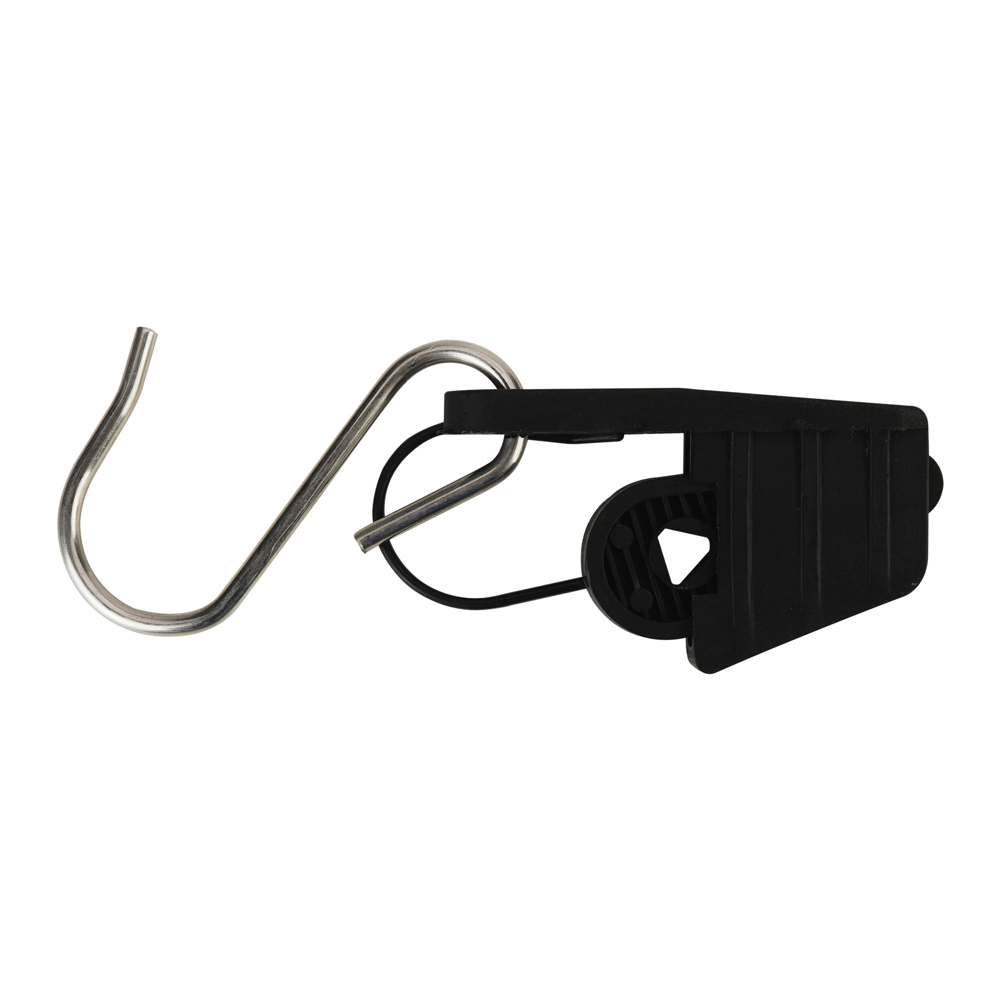 Plastic drop wedge clamp for flat fo drop cable