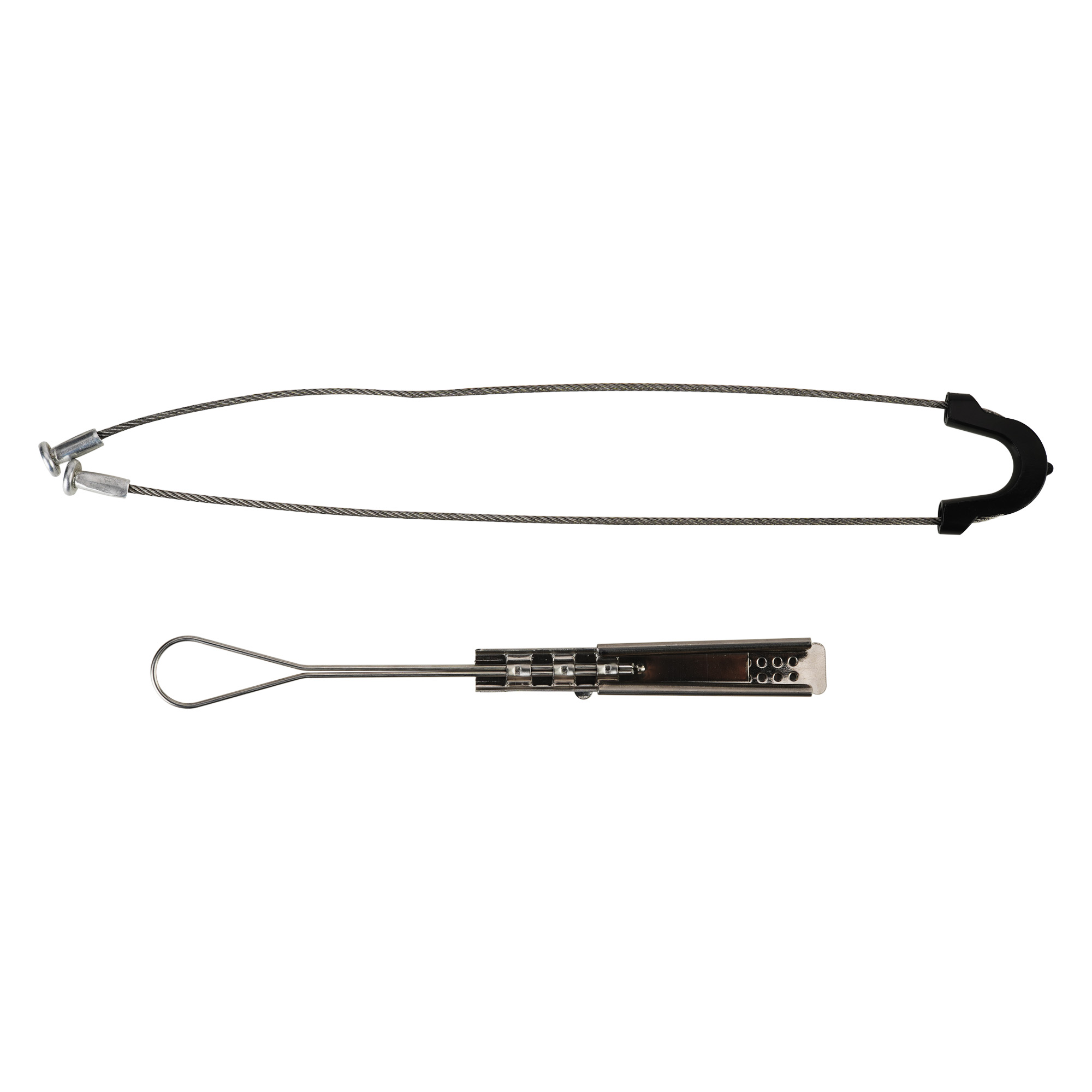 Stainless steel drop wedge clamp for flat fo drop cable ODWAC